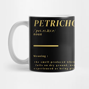 Word Petrichor Mug